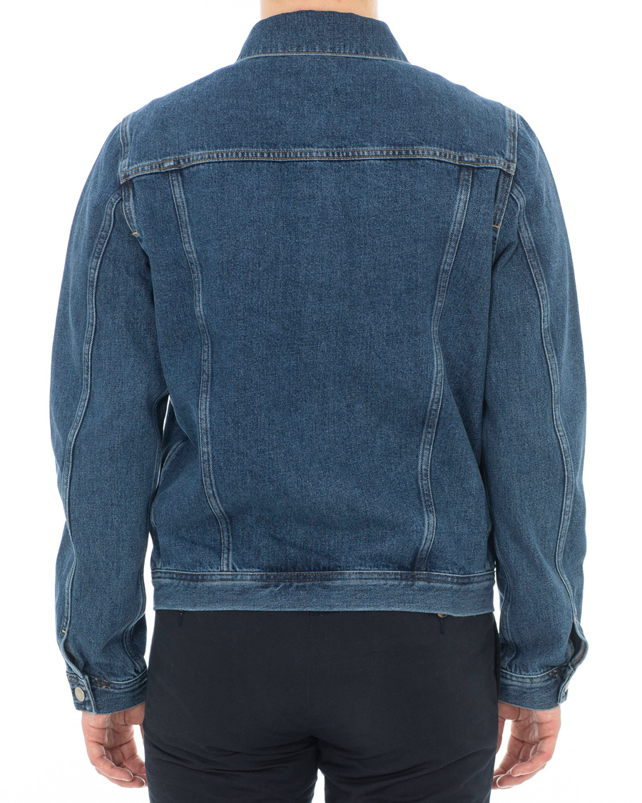 Uomini | Giacche | GANT | Indigo Jeans Jacket Blue Wash