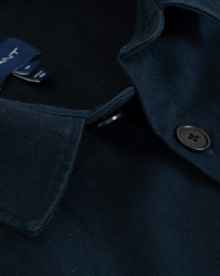Uomini | Camicie | GANT | Heavy Twill Shirt Jacket Marine