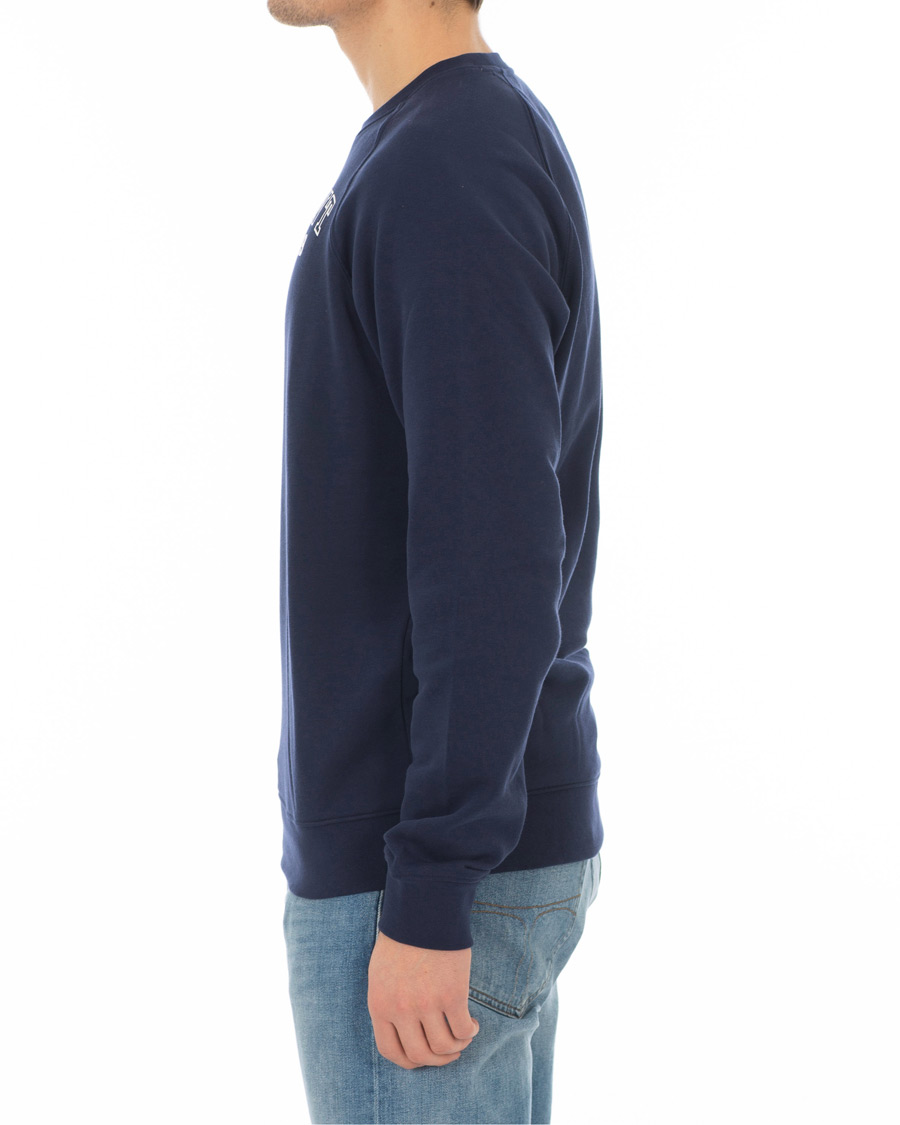 Uomini | Maglieria | GANT | Summer Logo Crew Neck Sweatshirt Evening Blue