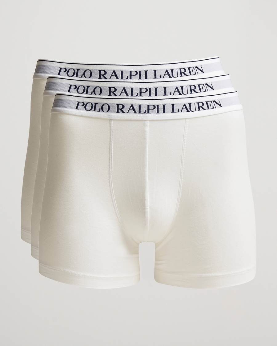 Uomini | Biancheria intima | Polo Ralph Lauren | 3-Pack Stretch Boxer Brief White
