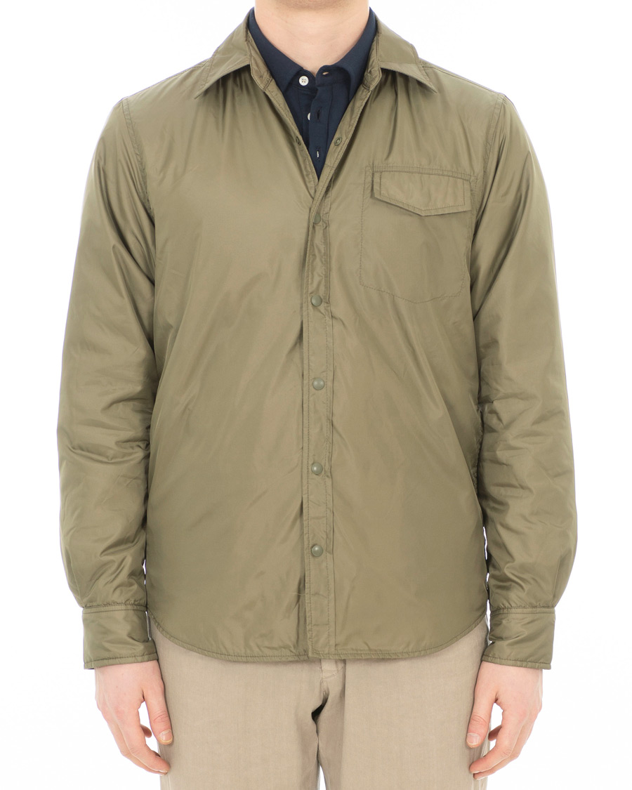 Uomini | Camicie | Aspesi | Marvin Nylon Shirt Jacket Light Green