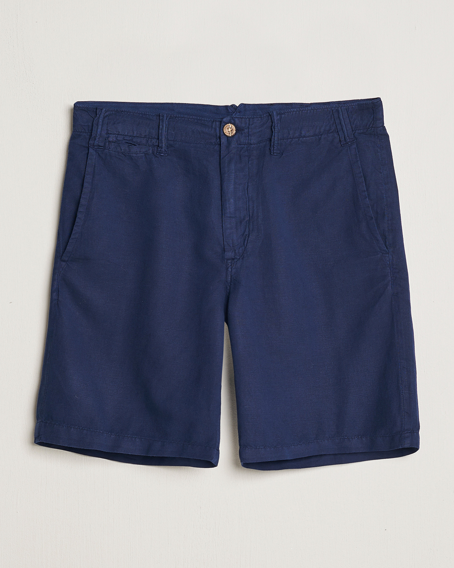 Uomini | Pantaloncini | Polo Ralph Lauren | Cotton/Linen Shorts Newport Navy