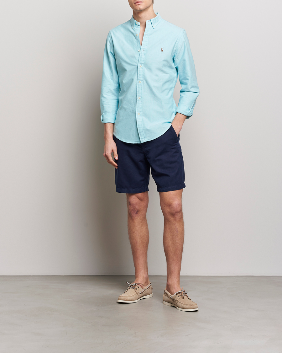 Uomini | Pantaloncini | Polo Ralph Lauren | Cotton/Linen Shorts Newport Navy