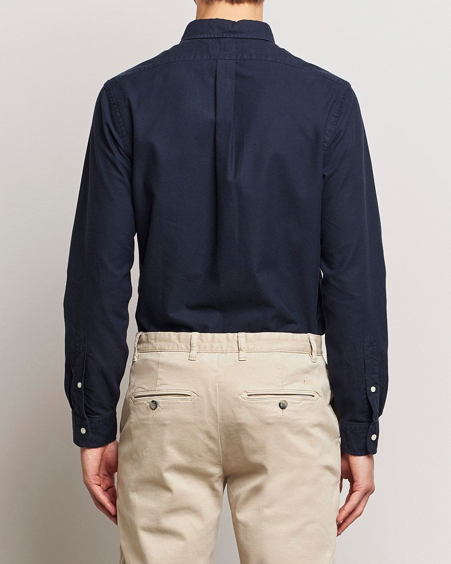 Uomini | Camicie | Polo Ralph Lauren | Slim Fit Garment Dyed Oxford Shirt Navy