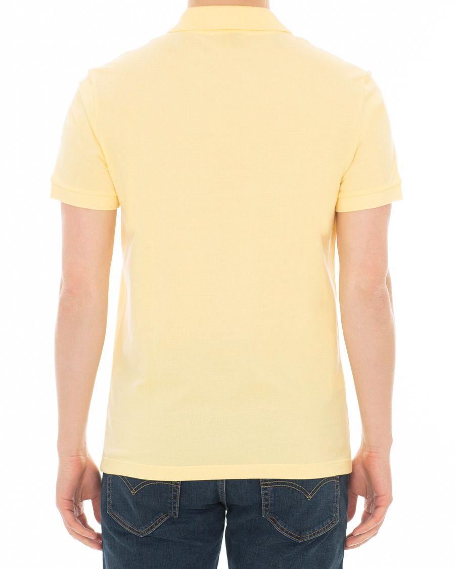 Uomini | Polo | Lacoste | Palm Crocodile Poloshirt Regular Fit Yellow