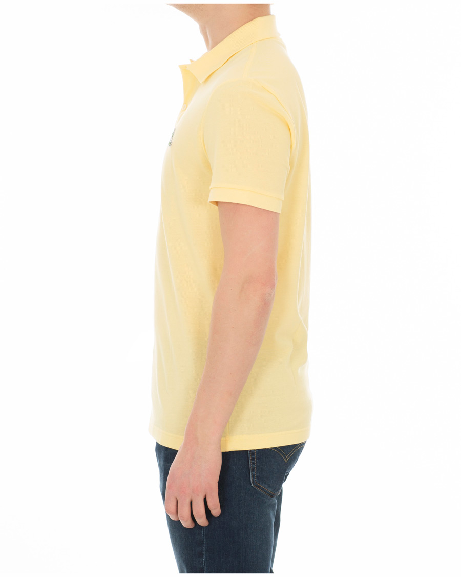 Uomini | Polo | Lacoste | Palm Crocodile Poloshirt Regular Fit Yellow