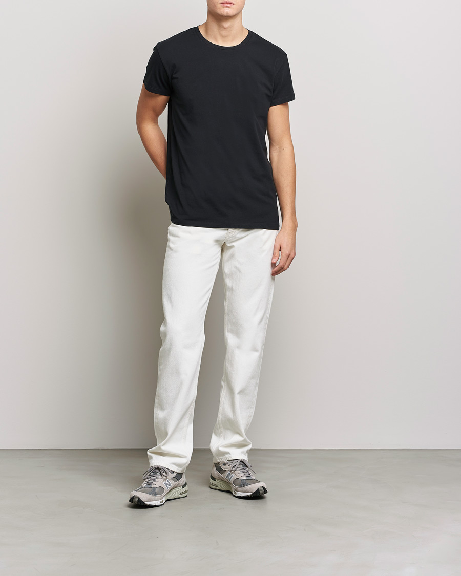 Uomini | T-shirt | Samsøe Samsøe | Kronos Crew Neck Tee Black