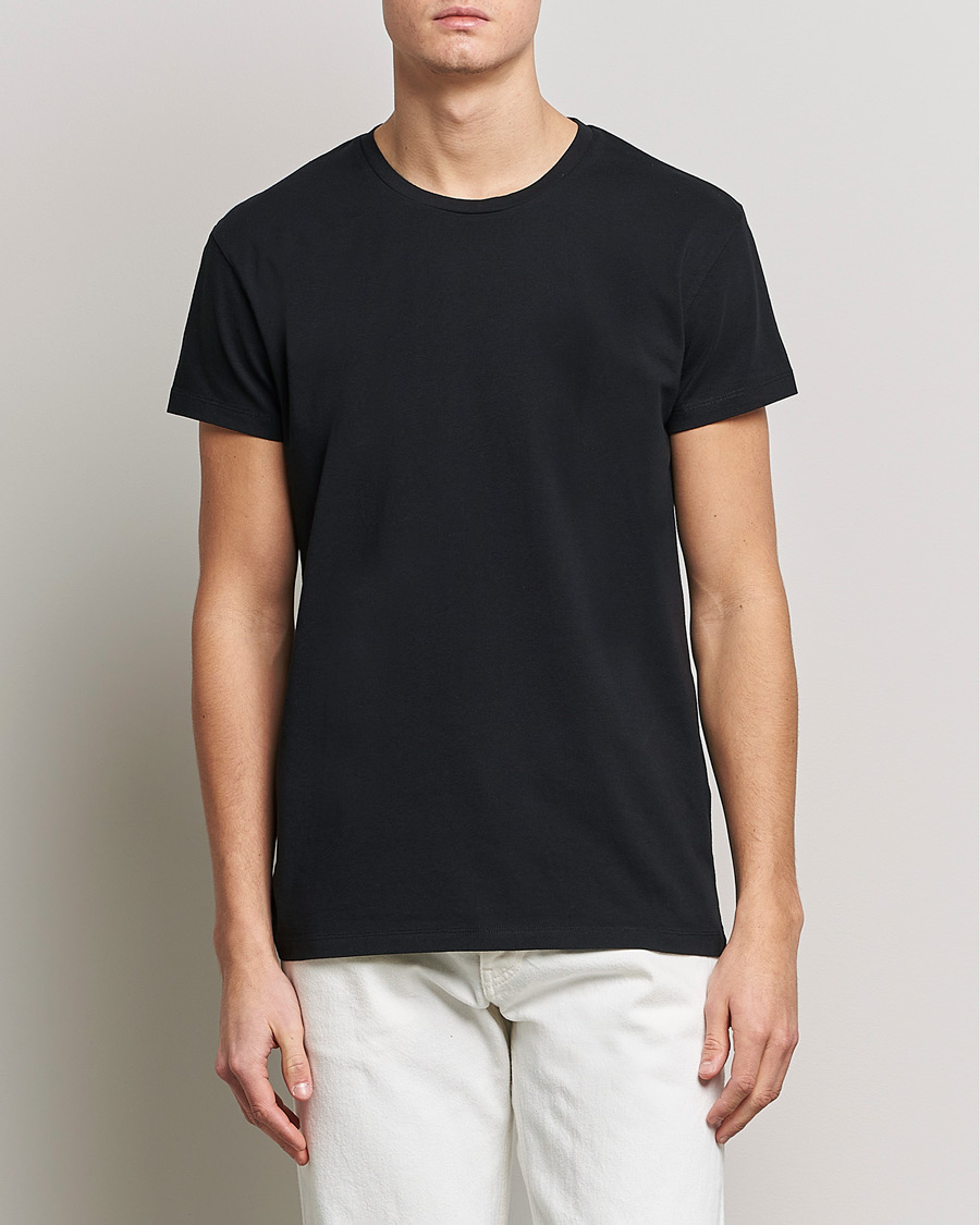Uomini | T-shirt | Samsøe Samsøe | Kronos Crew Neck Tee Black