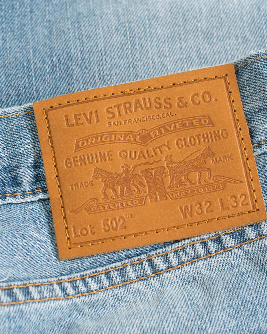 Uomini | Jeans | Levi's | 502 Regular Tapered Fit Jeans Kalsomine