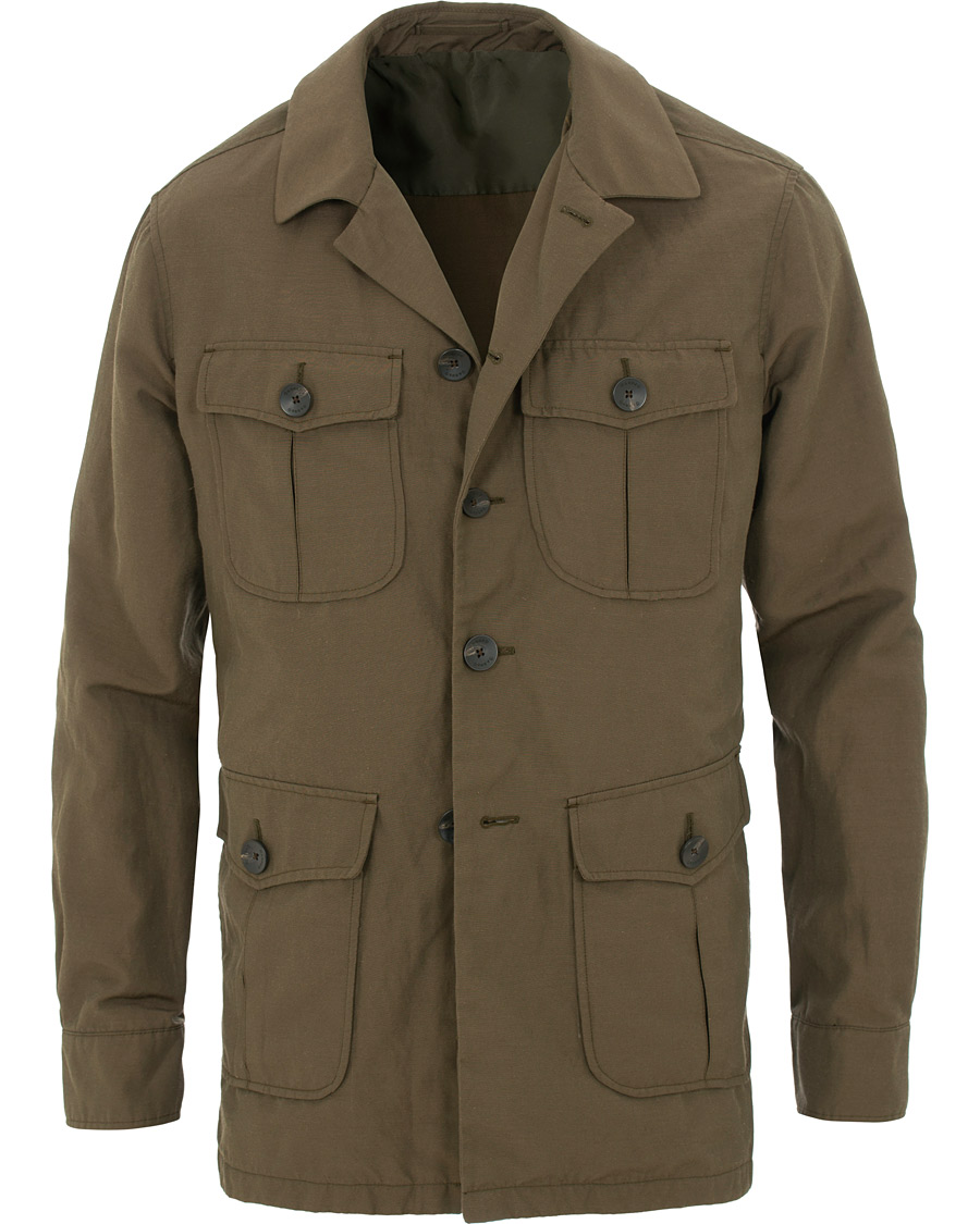 Uomini | Giacche | Caruso | Kruger Field Jacket Military Green