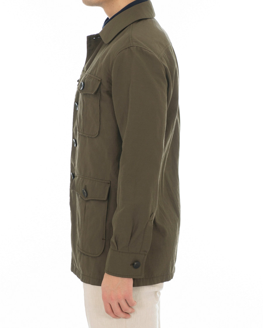 Uomini | Giacche | Caruso | Kruger Field Jacket Military Green