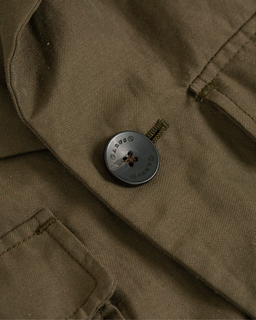 Uomini | Giacche | Caruso | Kruger Field Jacket Military Green