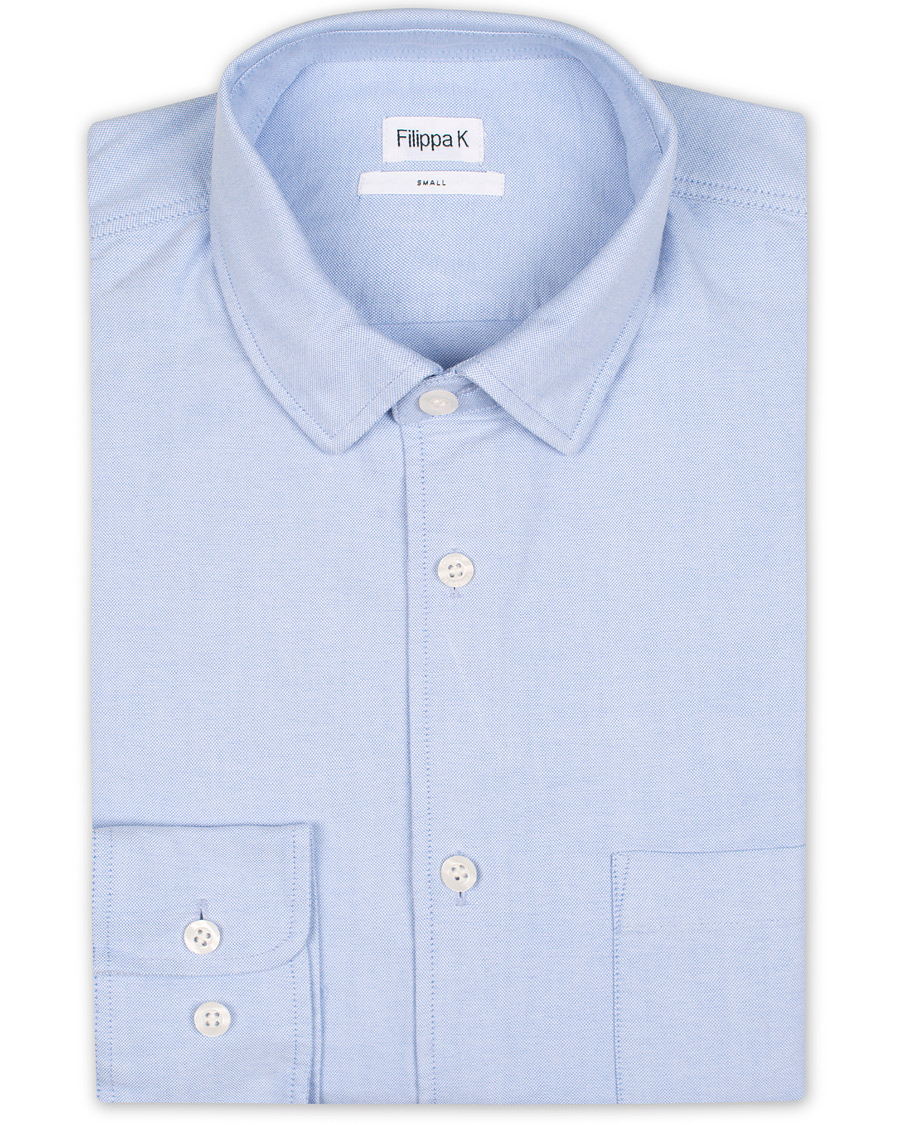 Uomini | Camicie | Filippa K | Tim Oxford Shirt Light Blue