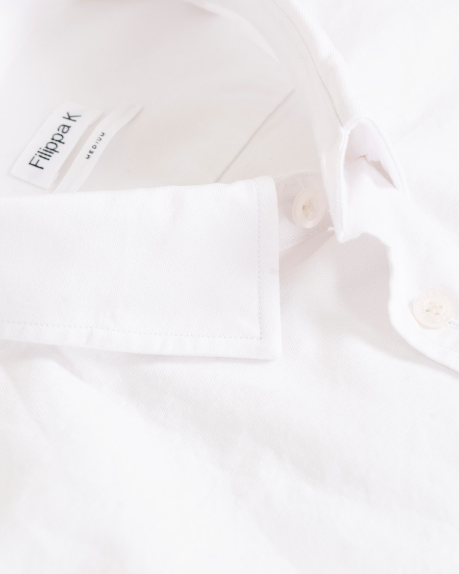 Uomini | Camicie | Filippa K | Tim Oxford Shirt White
