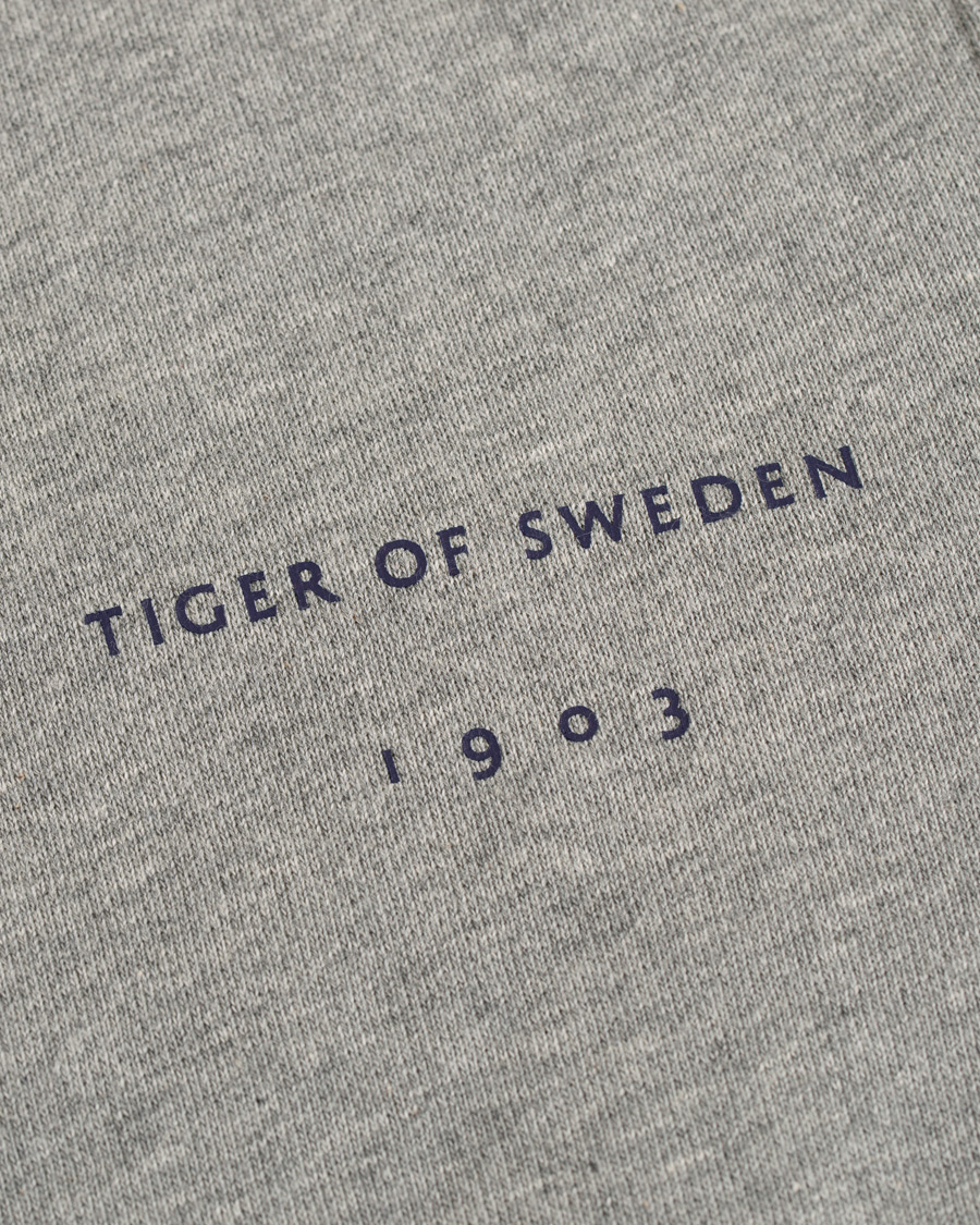 Uomini | Maglieria | Tiger of Sweden | Dinos Sweatshirt Grey Melange