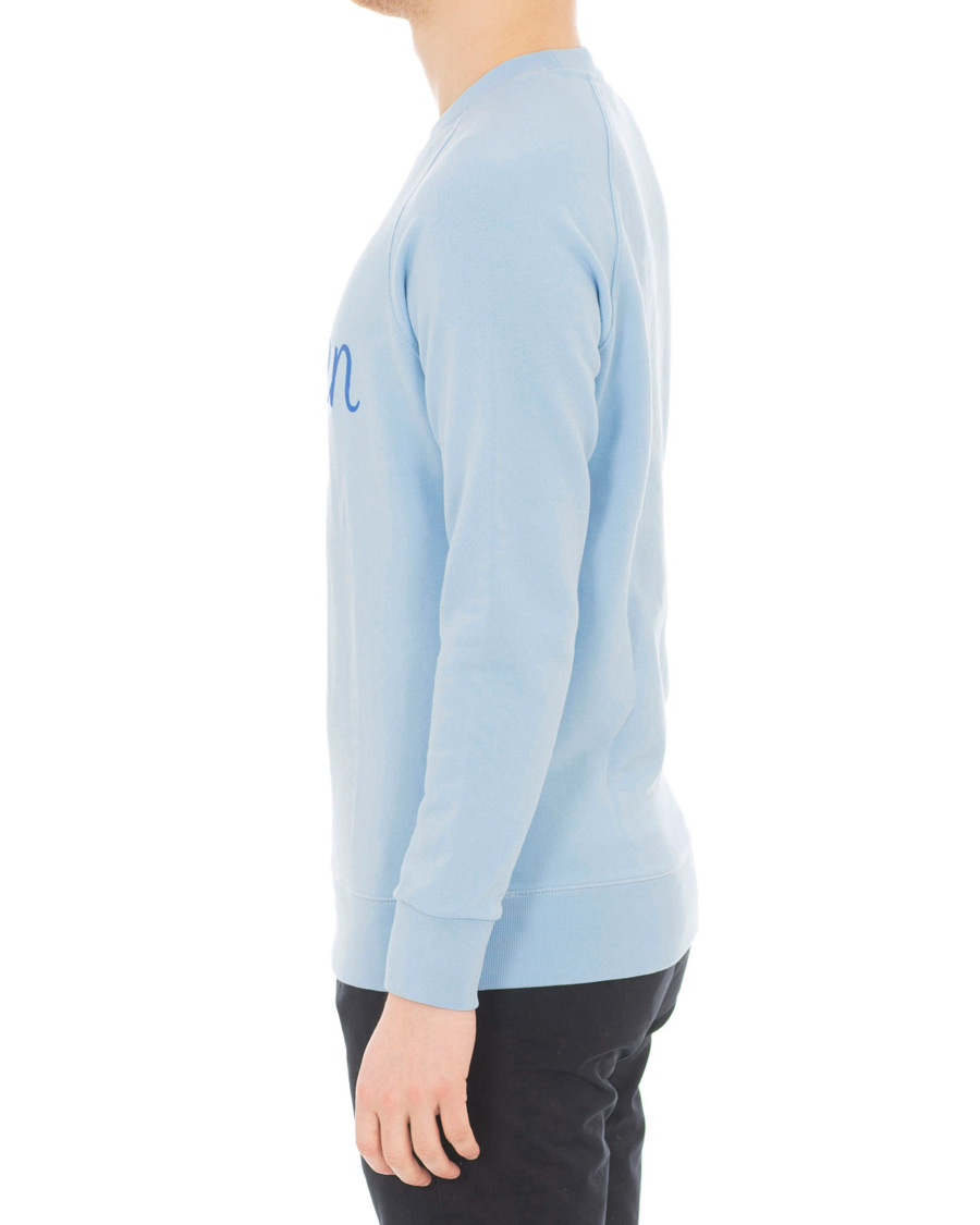 Uomini | Maglieria | Maison Kitsuné | Sweatshirt Parisien Light Blue