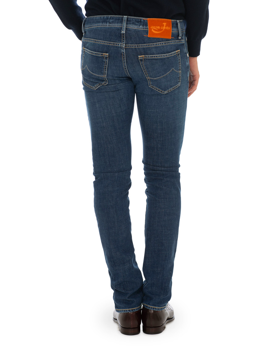 Uomini | Jeans | Jacob Cohën | 622 Slim Fit Jeans Mid Blue 