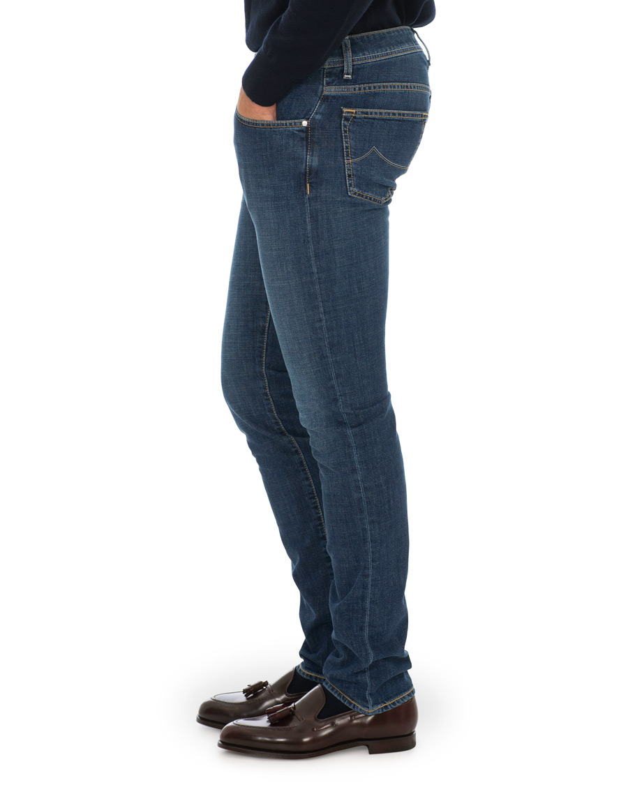 Uomini | Jeans | Jacob Cohën | 622 Slim Fit Jeans Mid Blue 