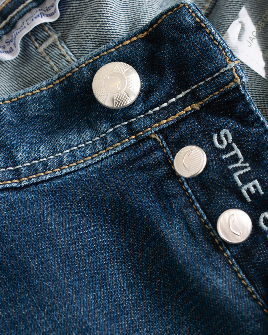 Uomini | Jeans | Jacob Cohën | 622 Slim Fit Jeans Mid Blue 