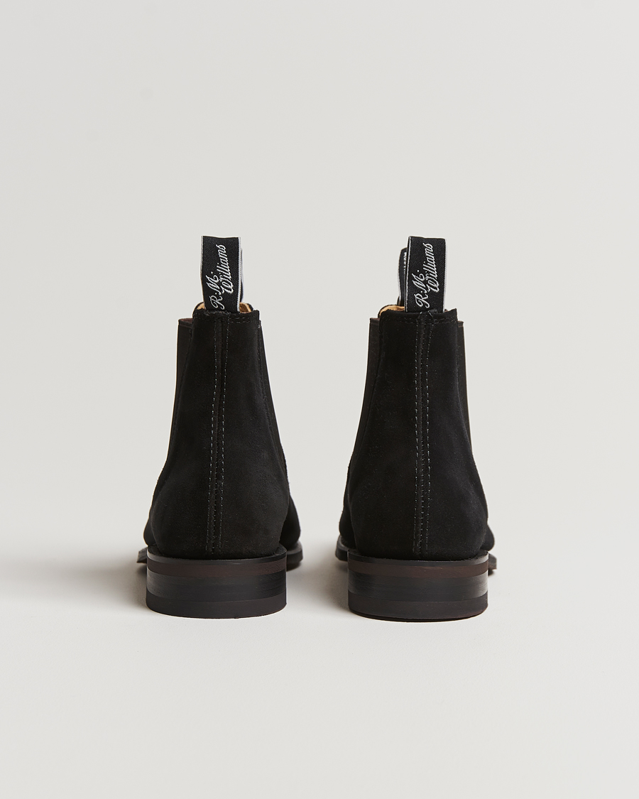 Uomini | R.M.Williams Wentworth G Boot Black Suede | R.M.Williams | Wentworth G Boot Black Suede