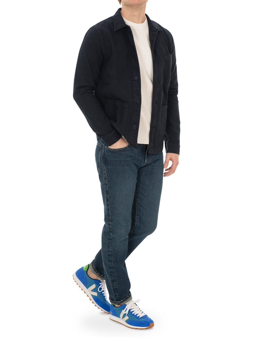 Uomini | Veja Blue De Paname Collaboration Riobranco Sneaker Blue | Veja | Blue De Paname Collaboration Riobranco Sneaker Blue