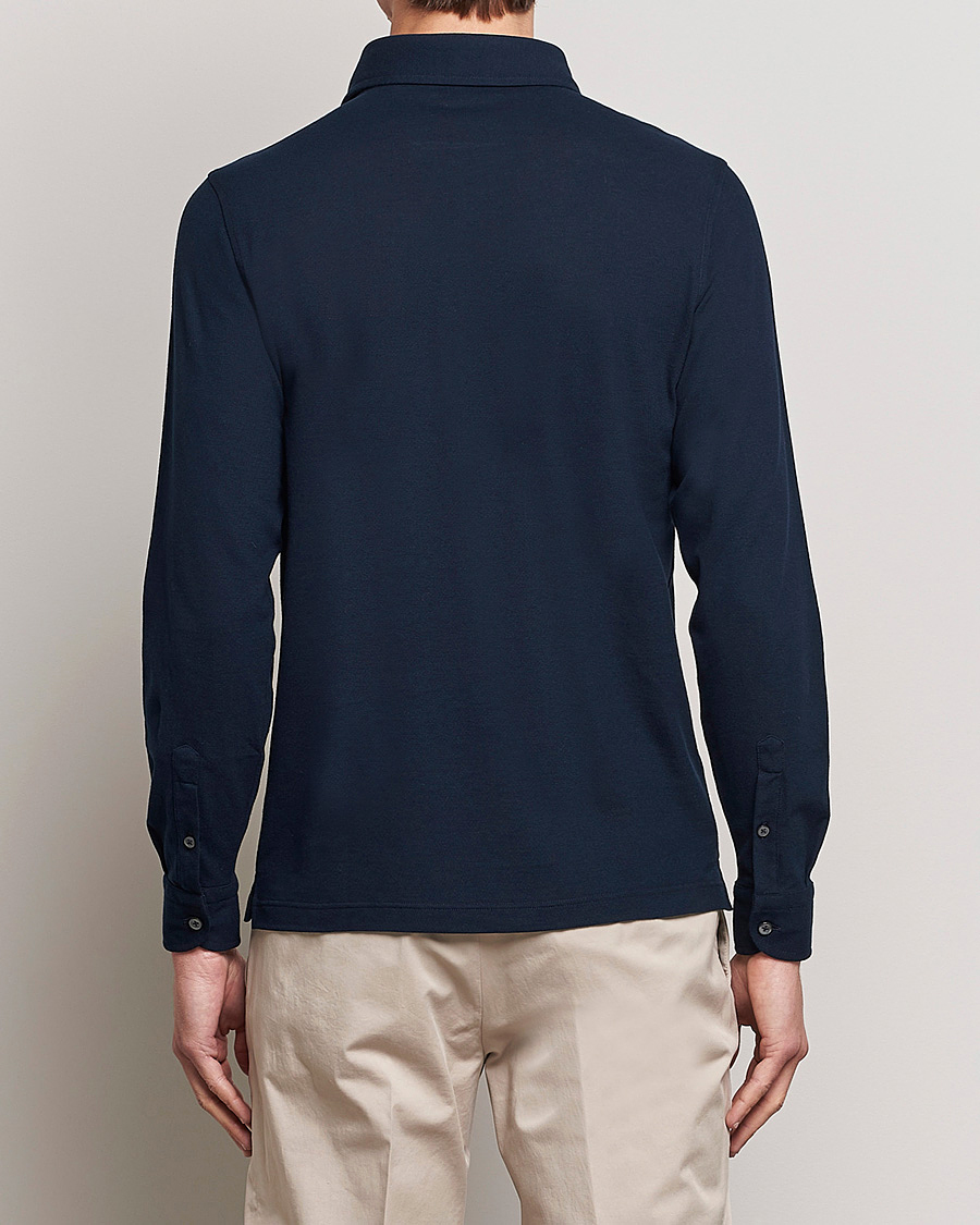 Uomini | Camicie | Gran Sasso | Popover Shirt Navy