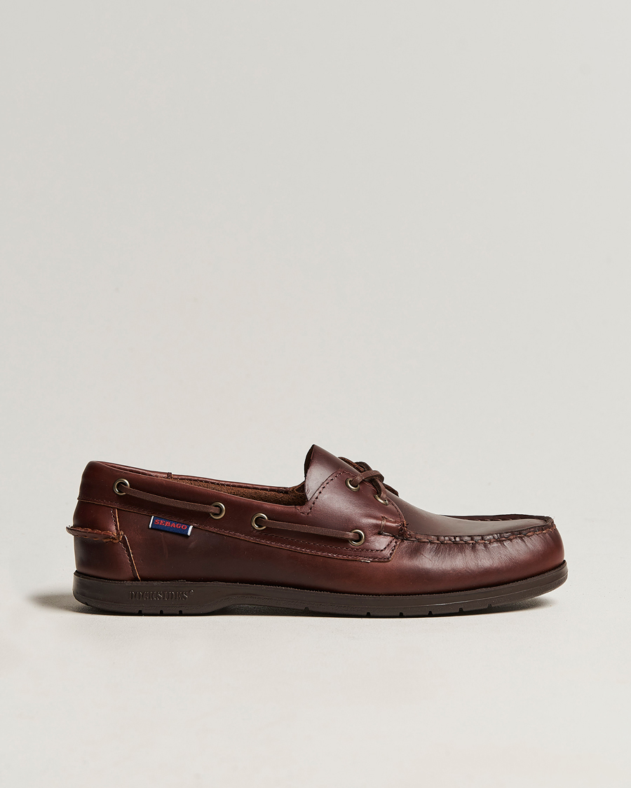 Uomini | Scarpe da barca | Sebago | Endeavor Oiled Leather Boat Shoe Brown