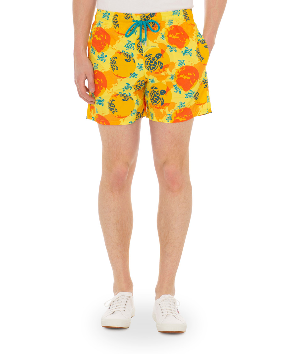 Uomini | Costumi da bagno | Vilebrequin | Moorea Swim Shorts Mappemonde Dots