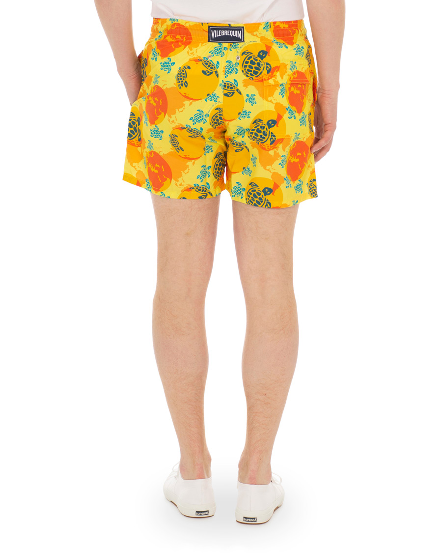 Uomini | Costumi da bagno | Vilebrequin | Moorea Swim Shorts Mappemonde Dots