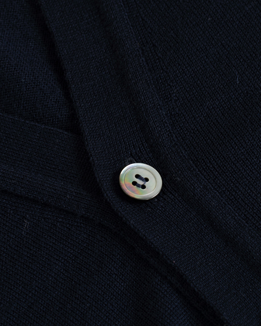 Uomini | Maglieria | Berg&Berg | Börje Sleeveless Cardigan Navy