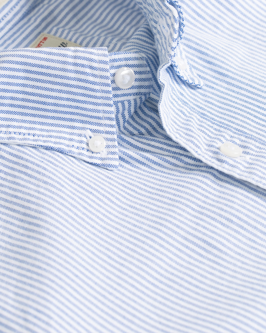 Uomini | Camicie | J.Crew | Slim Fit Stretch Oxford University Stripe Shirt Blue