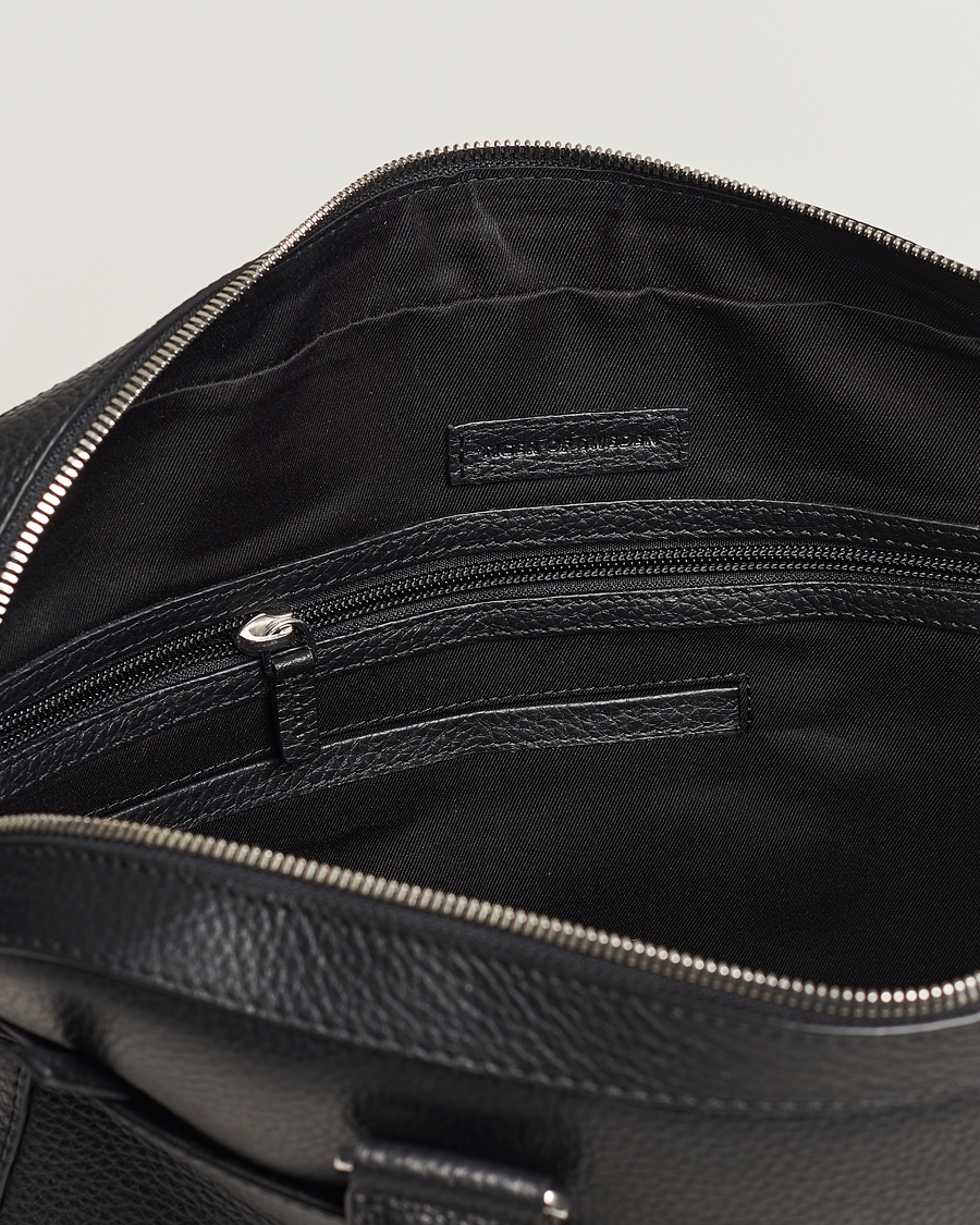 Uomini | Borse | Tiger of Sweden | Bosun Grained Leather Briefcase Black