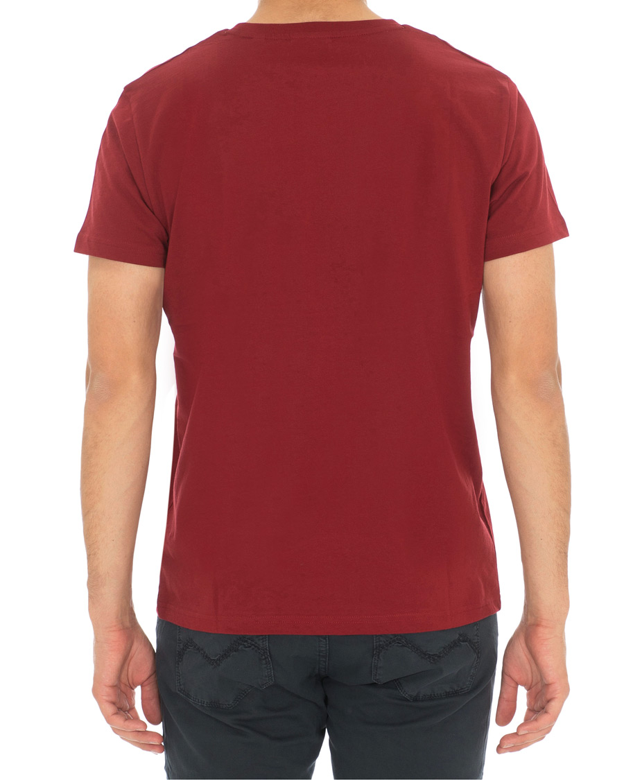 Uomini | T-shirt | GANT | Graphic Tee Mahogany Red