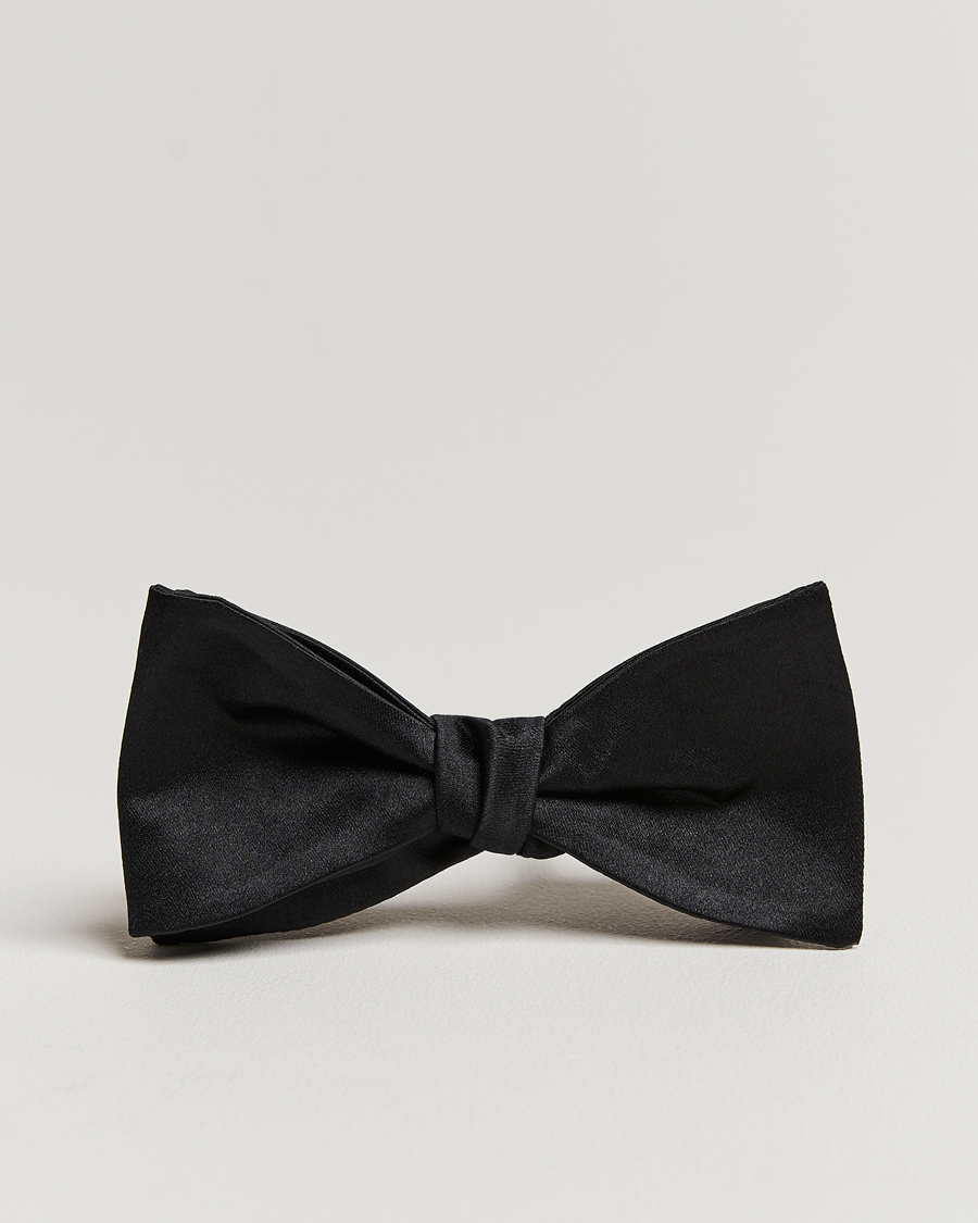 Uomini | Papillon | Amanda Christensen | Self Tie Silk Ceremony Black