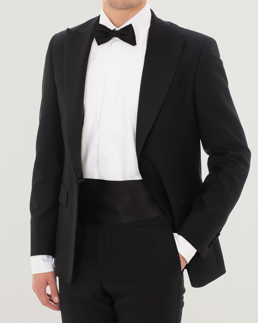 Uomini | Papillon | Amanda Christensen | Silk Cummerbund Set Black Black