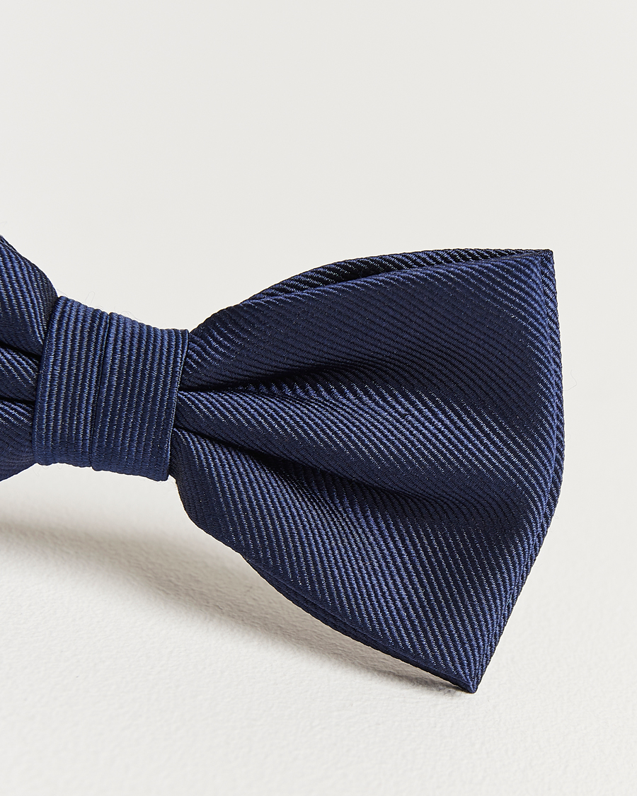 Uomini | Amanda Christensen Pre Tie Silk Navy | Amanda Christensen | Pre Tie Silk Navy