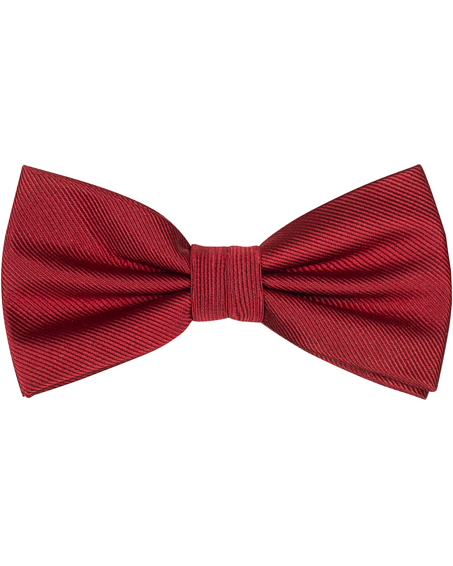 Uomini | Amanda Christensen Pre Tie Silk Wine Red | Amanda Christensen | Pre Tie Silk Wine Red
