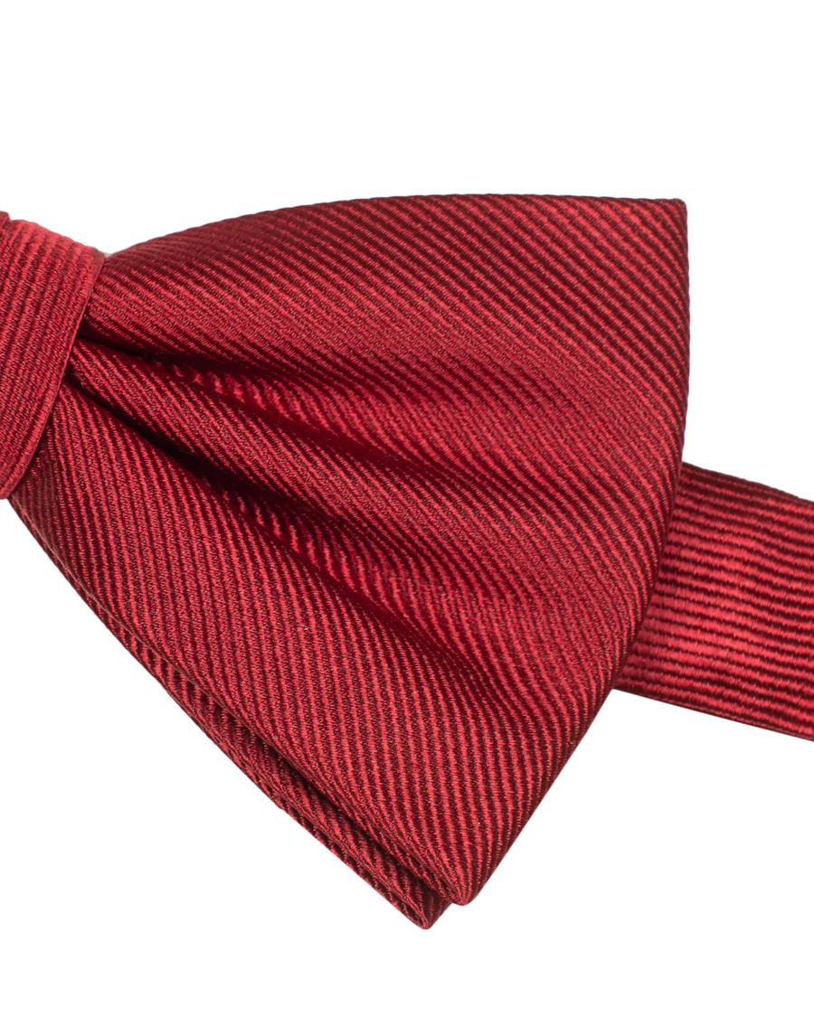Uomini | Amanda Christensen Pre Tie Silk Wine Red | Amanda Christensen | Pre Tie Silk Wine Red