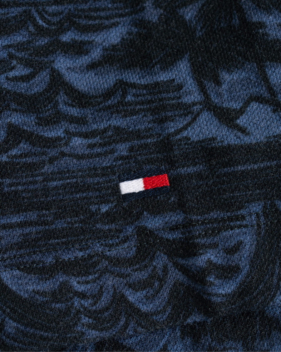 Uomini | Polo | Tommy Hilfiger | All Over Flower Print Polo Vintage Indigo