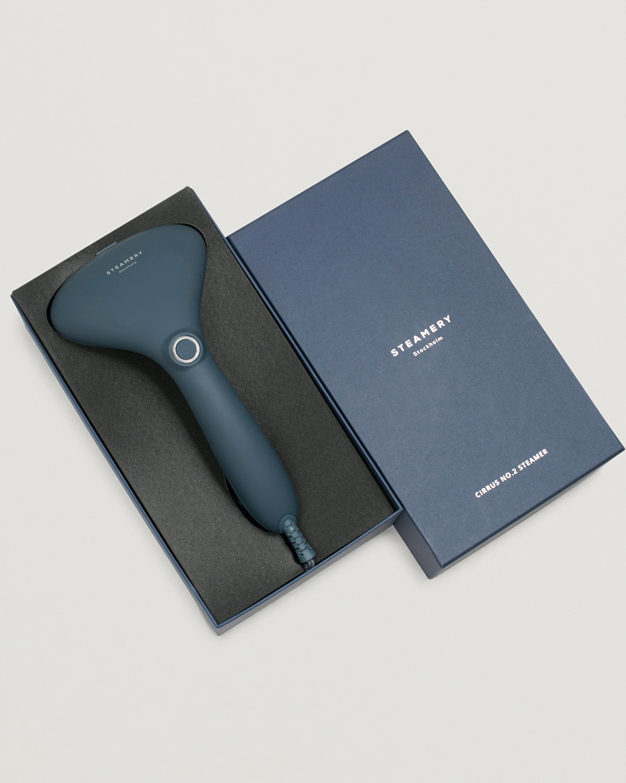 Uomini | Steamery Cirrus No. 2 Travel Steamer Blue | Steamery | Cirrus No. 2 Travel Steamer Blue