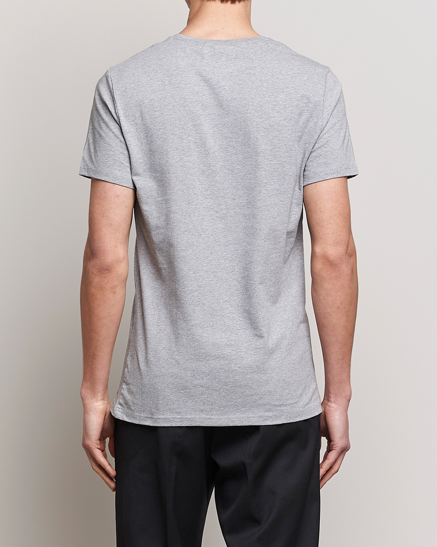Uomini | T-shirt | Bread & Boxers | 2-Pack Crew Neck Tee Grey Melange