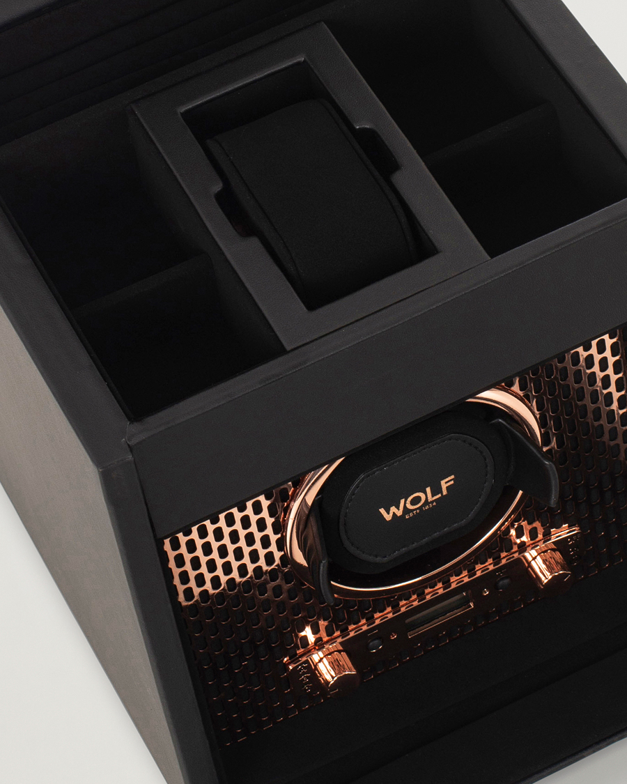 Uomini | Orologi & Portagioielli | WOLF | Axis Single Winder with Storage Copper