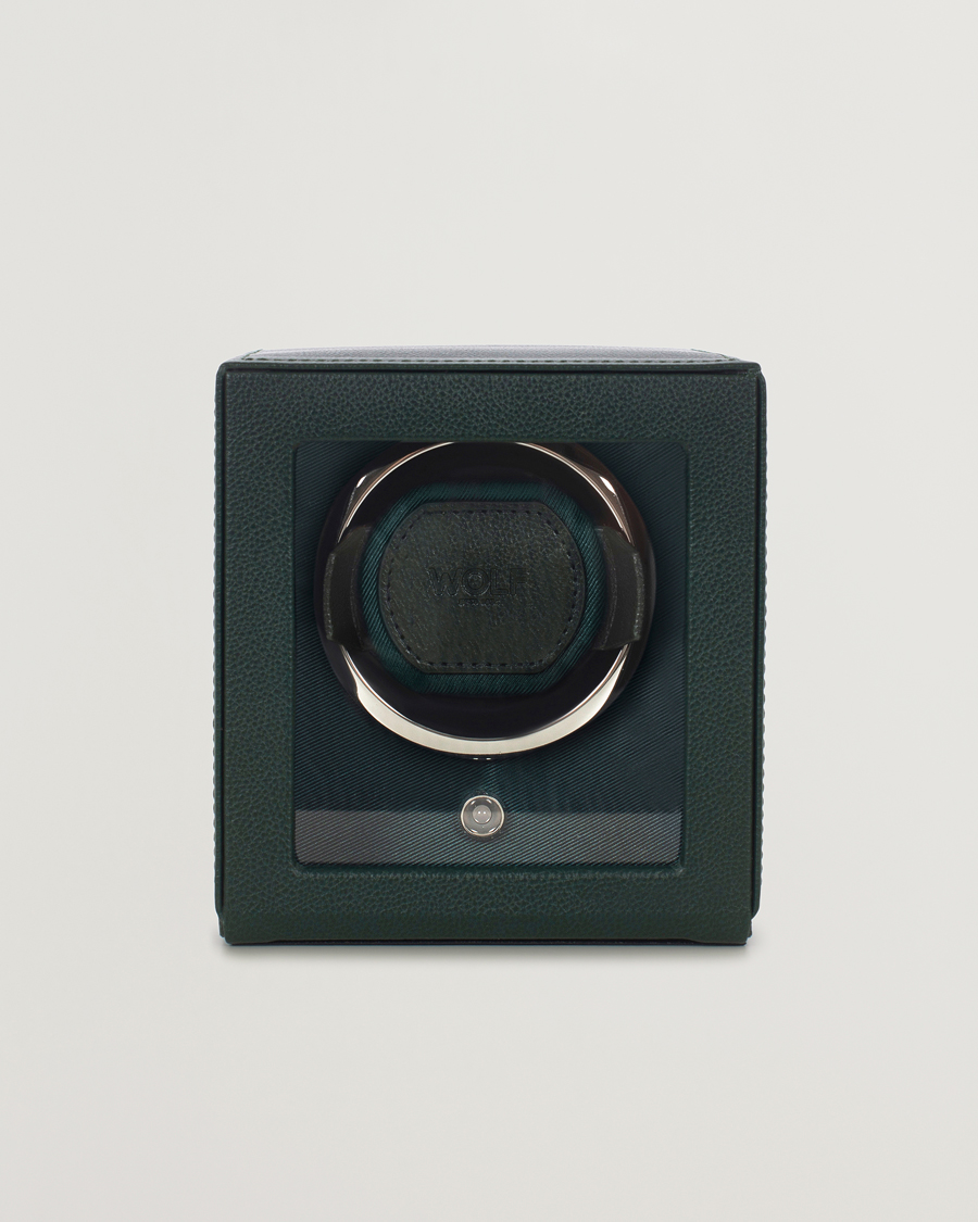 Uomini | Orologi & Portagioielli | WOLF | Cub Single Winder With Cover Green