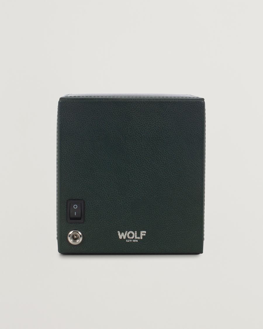 Uomini | Orologi & Portagioielli | WOLF | Cub Single Winder With Cover Green