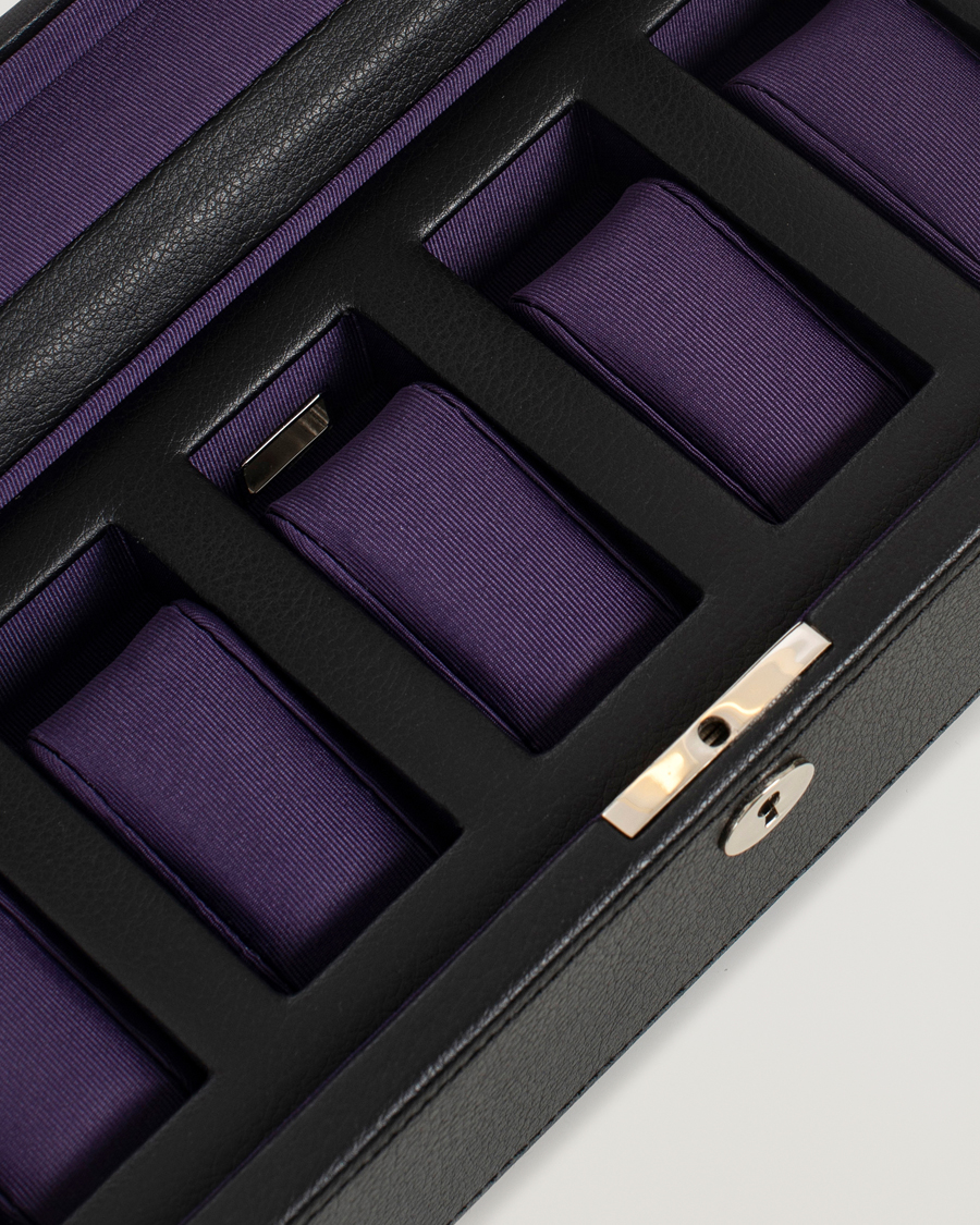 Uomini | Orologi & Portagioielli | WOLF | Windsor 5 Piece Watch Box Black Purple
