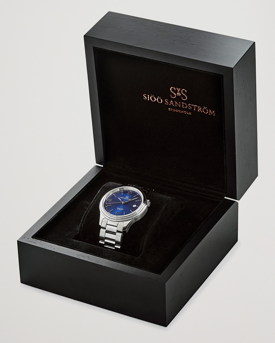 Uomini | Sjöö Sandström Royal Steel Classic 41mm Blue and Steel | Sjöö Sandström | Royal Steel Classic 41mm Blue and Steel