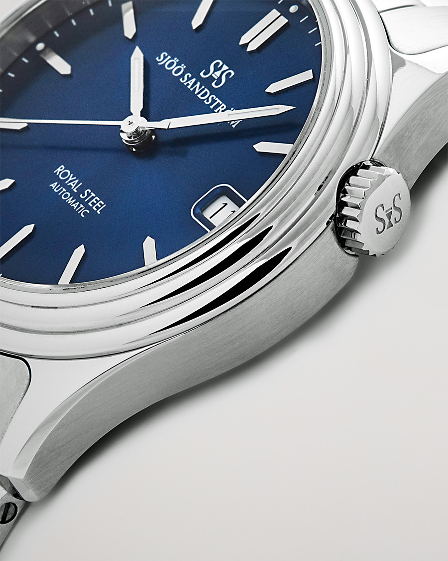 Uomini | Sjöö Sandström Royal Steel Classic 36mm Blue and Steel | Sjöö Sandström | Royal Steel Classic 36mm Blue and Steel