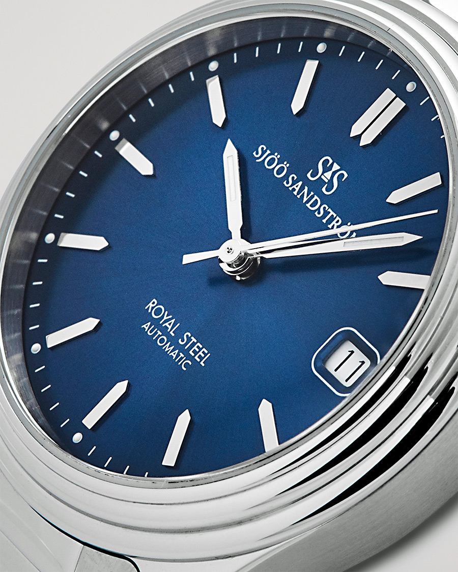 Uomini | Sjöö Sandström Royal Steel Classic 36mm Blue and Steel | Sjöö Sandström | Royal Steel Classic 36mm Blue and Steel