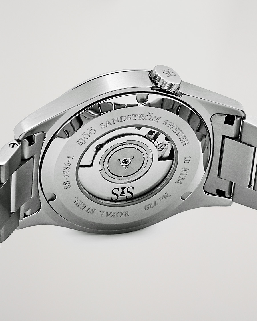 Uomini | Sjöö Sandström Royal Steel Classic 36mm Blue and Steel | Sjöö Sandström | Royal Steel Classic 36mm Blue and Steel