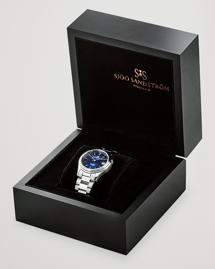 Uomini | Sjöö Sandström Royal Steel Classic 36mm Blue and Steel | Sjöö Sandström | Royal Steel Classic 36mm Blue and Steel